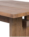 Four Hands Westgate Brandy Dining Table - Rustic Weathered Elm