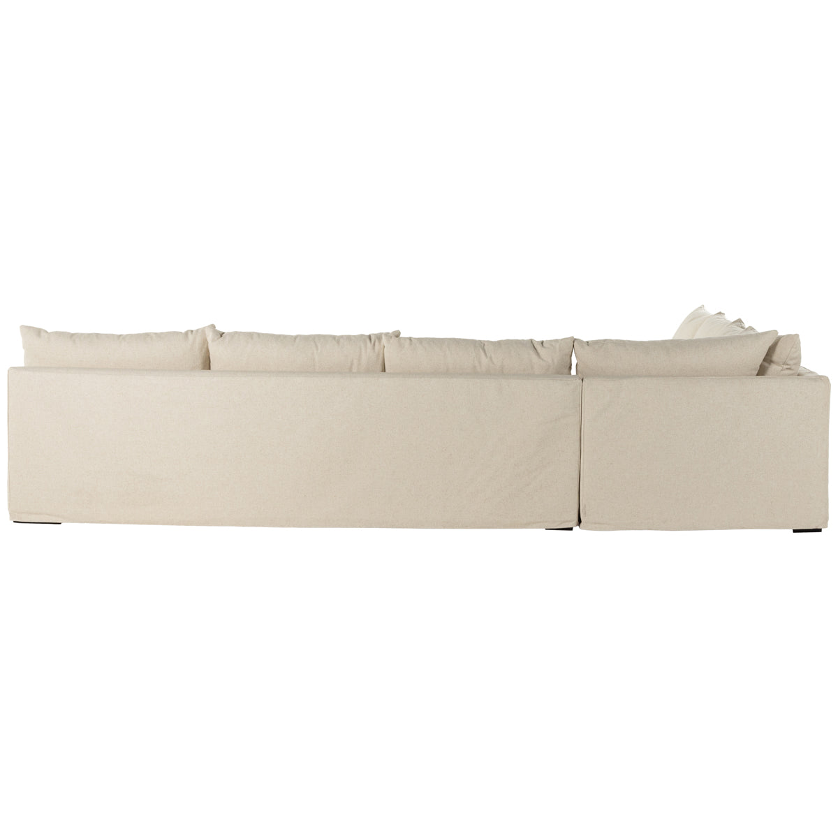 Four Hands Atelier Grant Slipcover 3-Piece Sectional - 134-Inch
