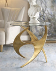 Uttermost Graciano Glass Side Table