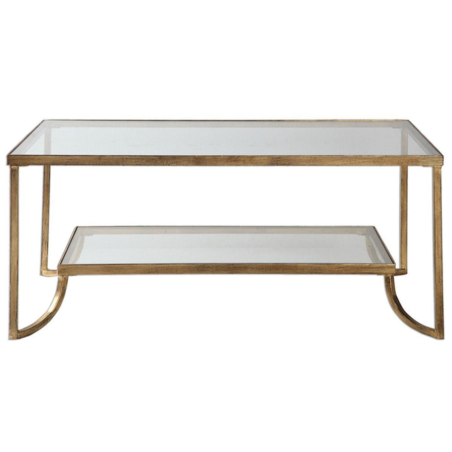 Uttermost Katina Gold Leaf Coffee Table