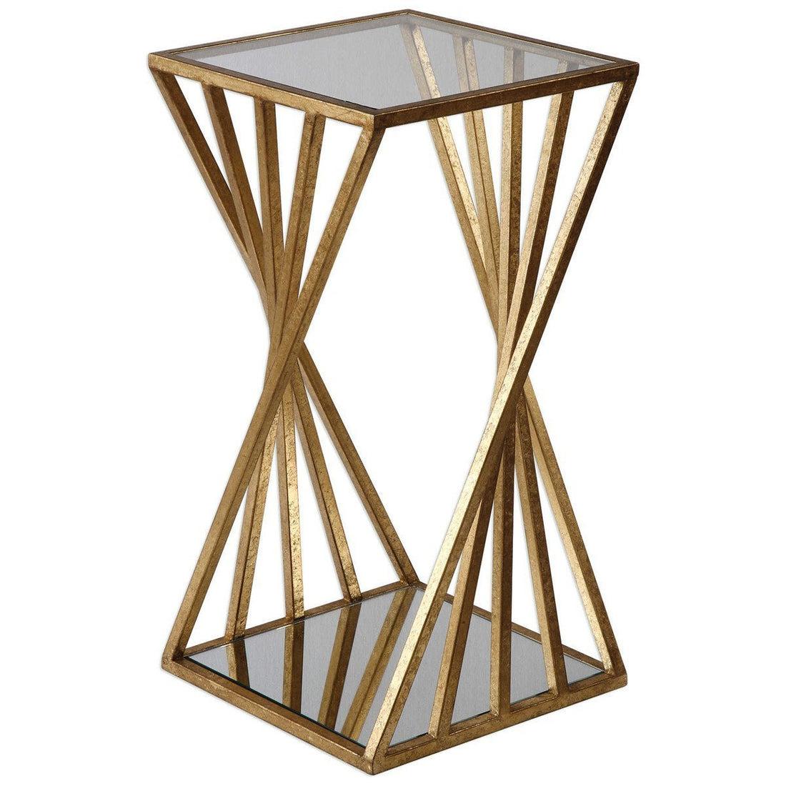 Uttermost Janina Gold Dimensional Accent Table