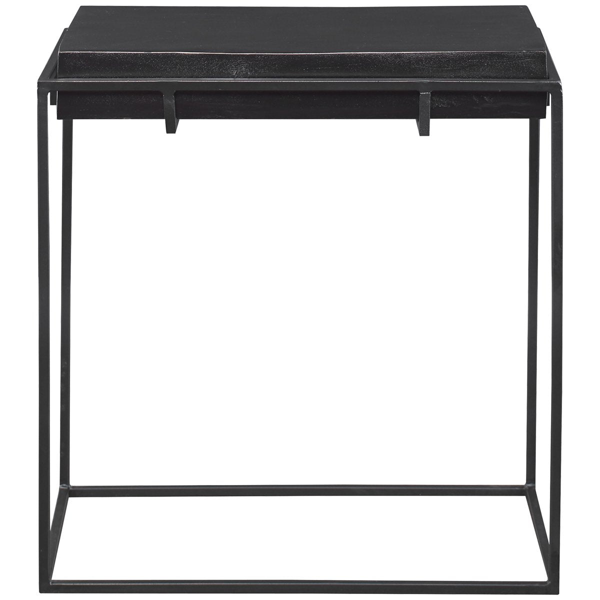 Uttermost Telone Modern Black Side Table