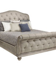 A.R.T. Furniture Summer Creek Shoals Upholstered Tufted Sleigh Bed