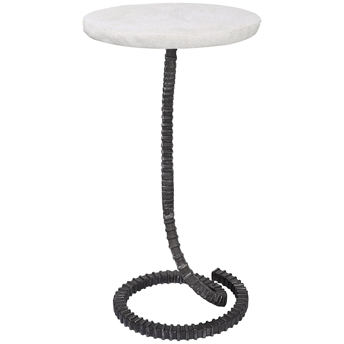Uttermost Lasso White Drink Table