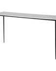 Uttermost Nightfall White Marble Console Table