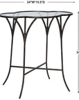 Uttermost Adhira Glass Accent Table