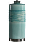 Uttermost Rila Distressed Teal Table Lamp