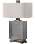 Uttermost Abbot Crackled Gray Table Lamp