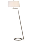 Uttermost Ordino Modern Nickel Floor Lamp
