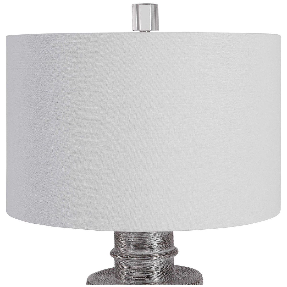 Uttermost Anitra Metallic Silver Table Lamp