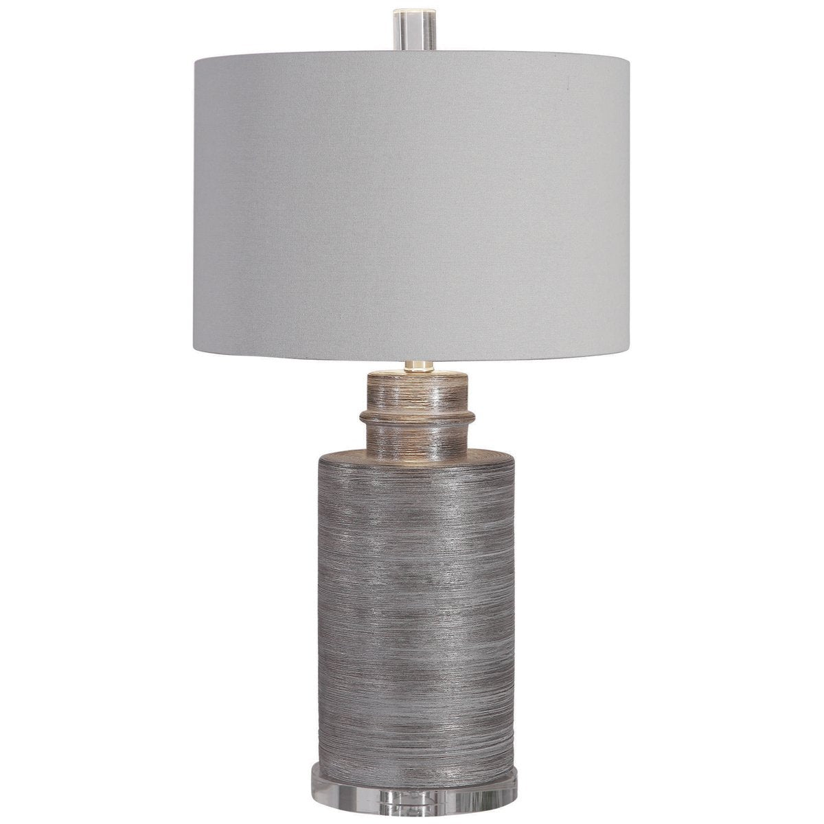 Uttermost Anitra Metallic Silver Table Lamp
