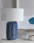Uttermost Sedna Blue Table Lamp