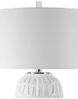 Uttermost Caelina Textured White Table Lamp