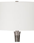 Uttermost Cosmos Charcoal Glass Table Lamp