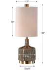 Uttermost Darrin Gray Table Lamp