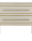 Currey and Company Arden Ivory Chest
