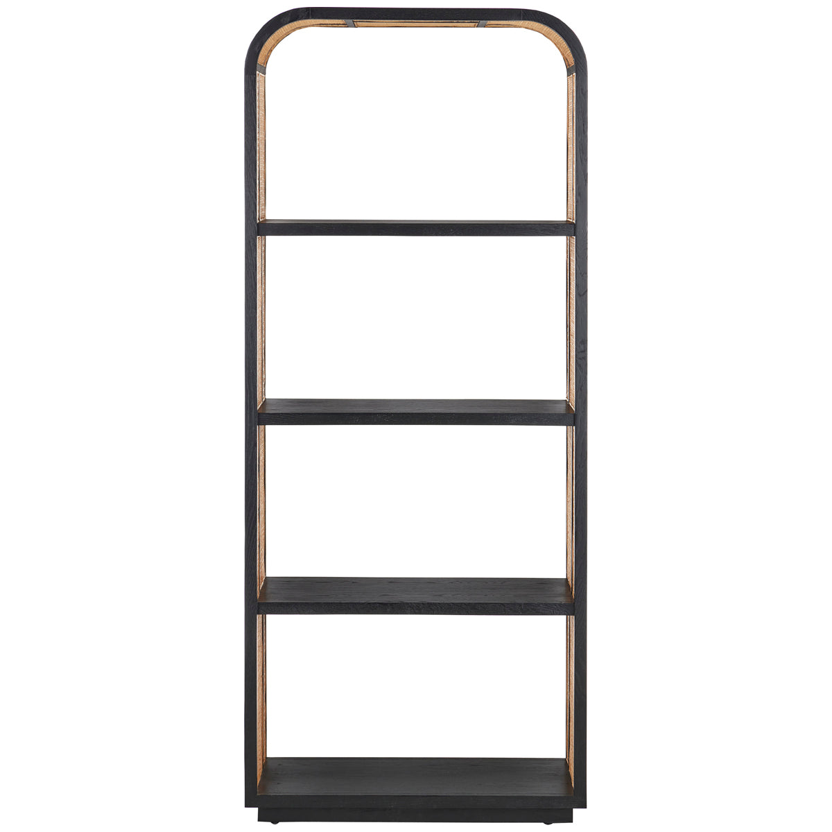 Currey and Company Anisa Black Etagere
