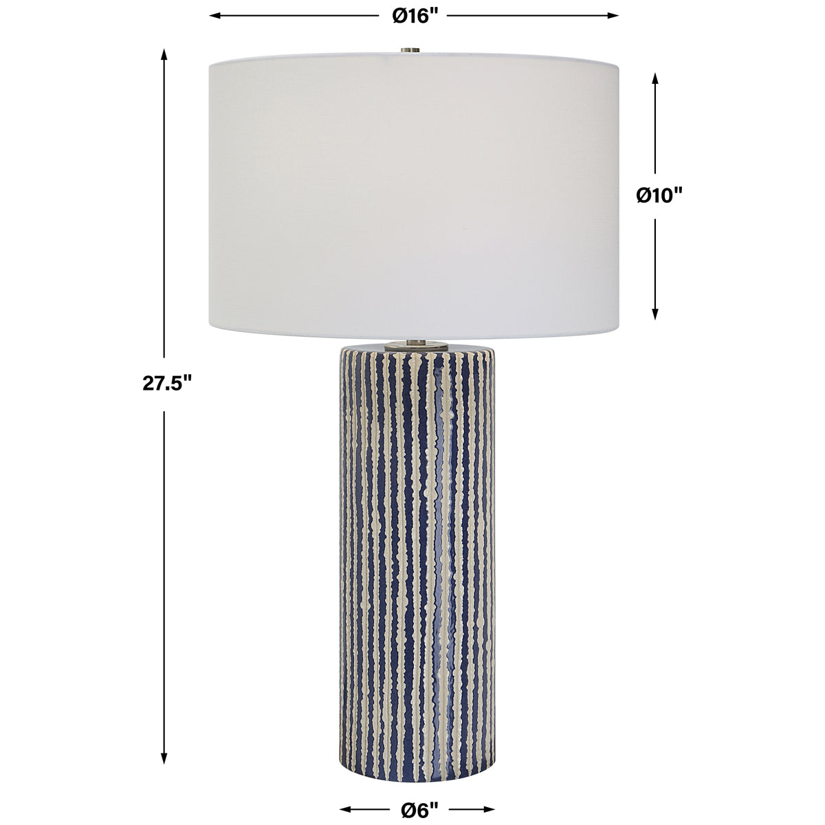 Uttermost Havana Blue Table Lamp