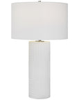 Uttermost Patchwork White Table Lamp