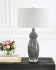 Uttermost Velino Curvy Glass Table Lamp