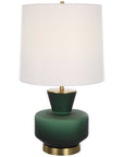 Uttermost Trentino Dark Emerald Green Table Lamp