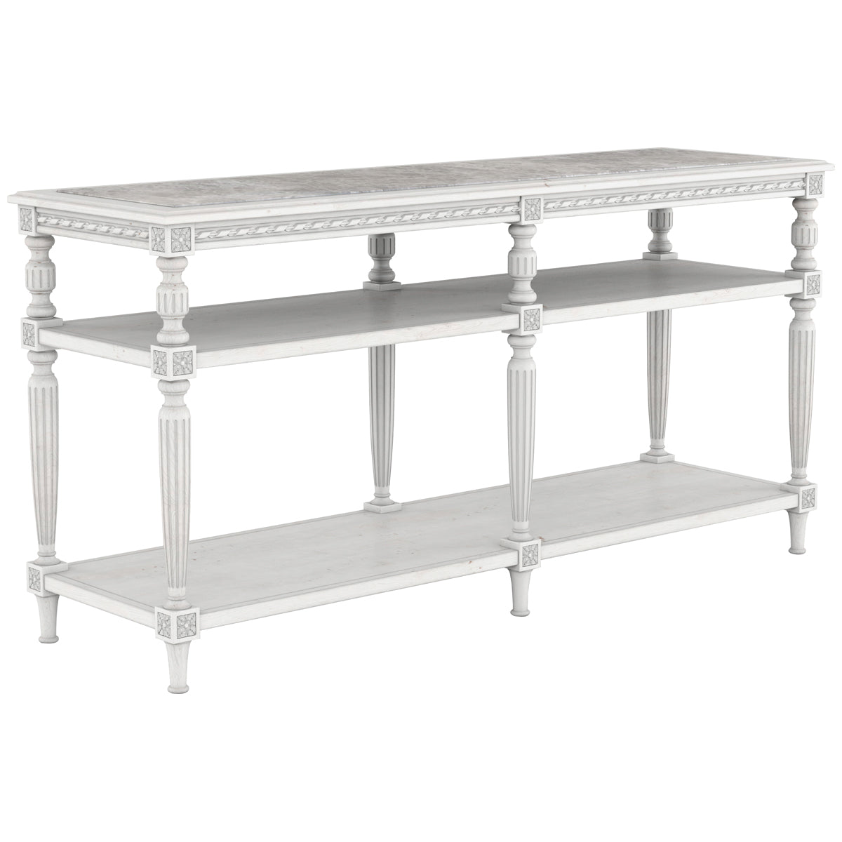 A.R.T. Furniture Somerton Sofa Table, Stone Top