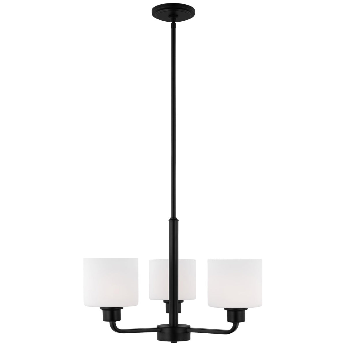 Sea Gull Lighting Canfield 3-Light Chandelier without Bulb