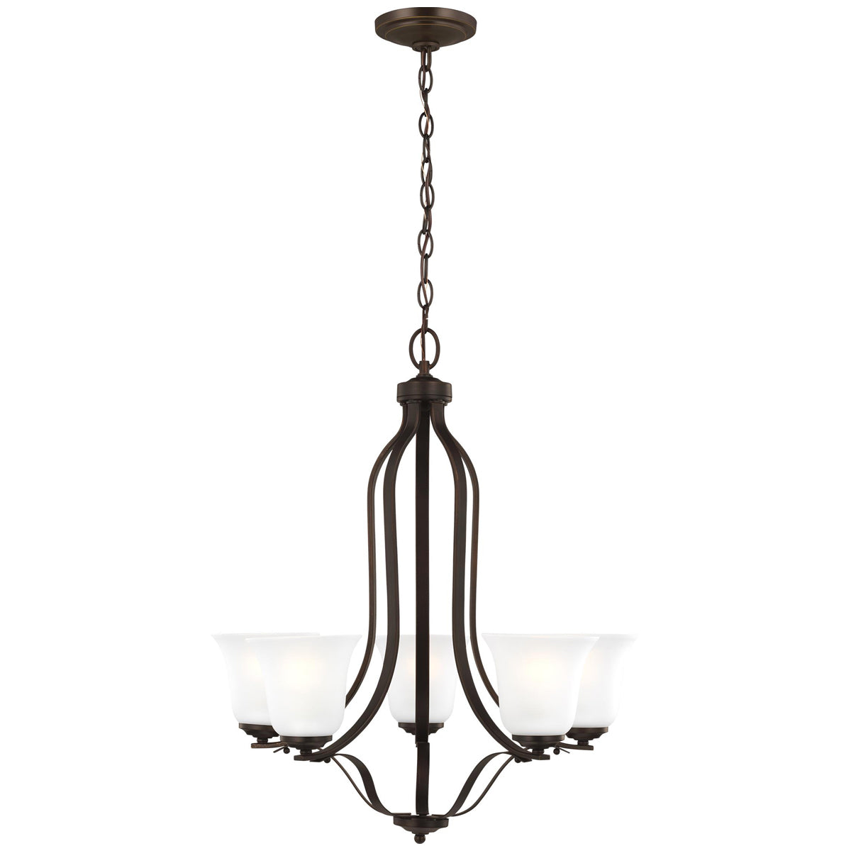 Sea Gull Lighting Emmons 5-Light Chandelier without Bulb