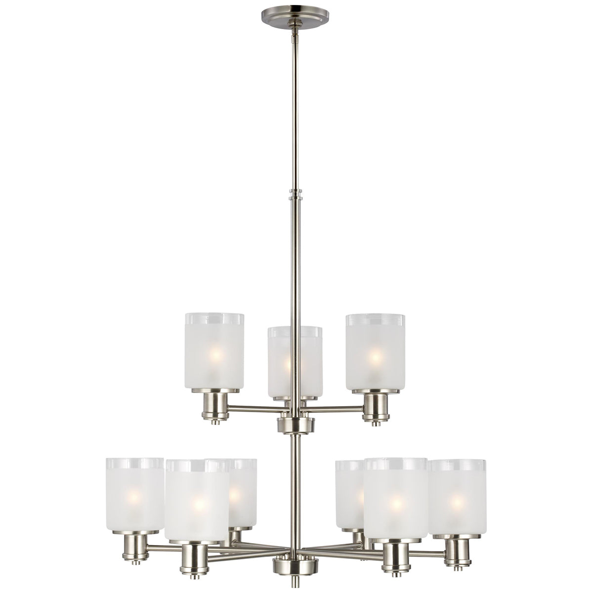 Sea Gull Lighting Norwood 9-Light Chandelier without Bulb