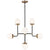 Sea Gull Lighting Cafe 8-Light Small Chandelier without Bulb