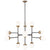Sea Gull Lighting Cafe 12-Light Large Chandelier without Bulb