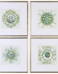 Uttermost Organic Symbols Print Art, 4-Piece Set