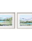Uttermost Plein Air Reservoir Watercolor Prints, Set of 2