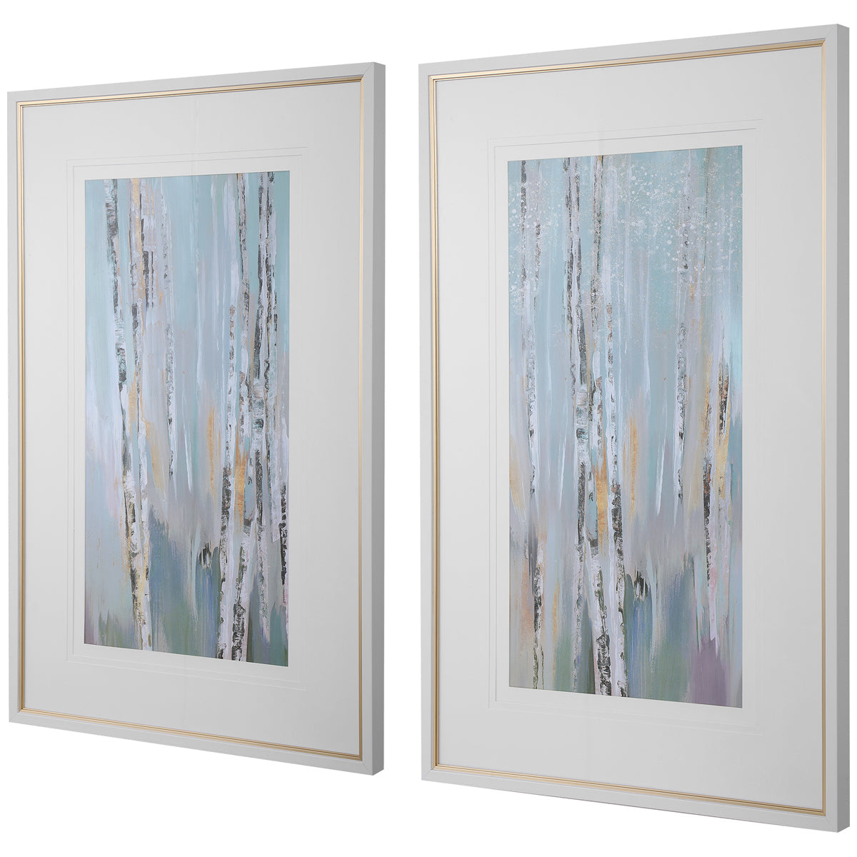 Uttermost Pandora's Forest Abstract Art, Set of 2
