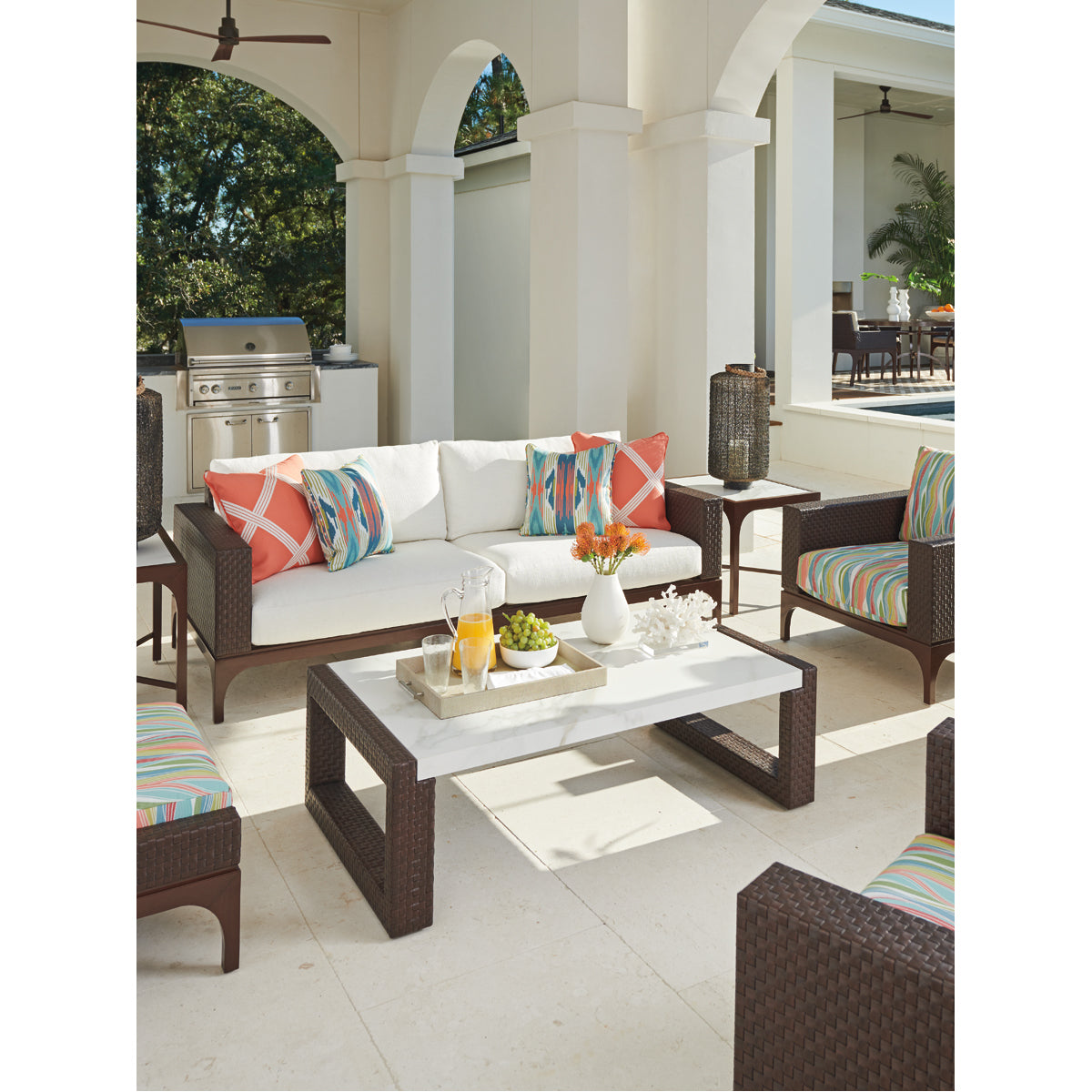 Tommy Bahama Abaco Outdoor Cocktail Table