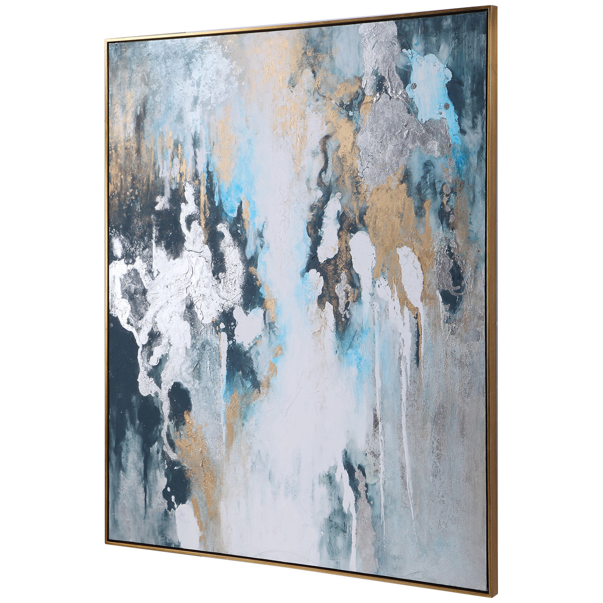 Uttermost Stormy Seas hand-painted Canvas Art