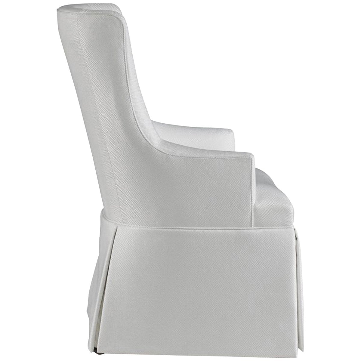 Hickory White Central Park Brooklyn Skirted Host Chair