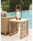Tommy Bahama Los Altos Valley View Square Outdoor End Table