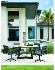 Tommy Bahama South Beach Swivel Rocker Dining Chair