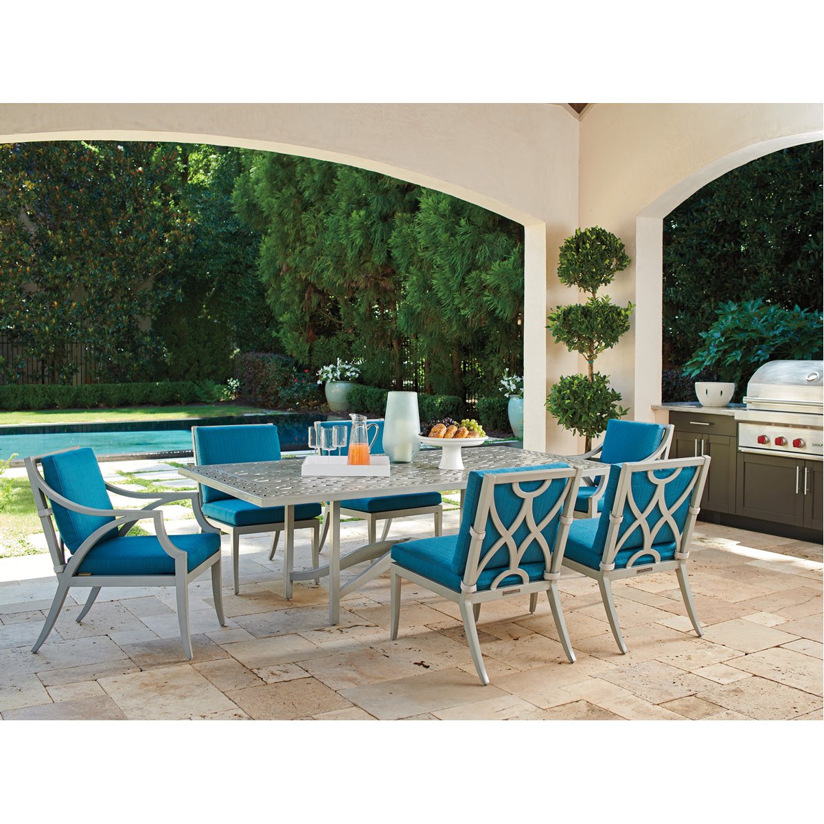 Tommy Bahama Silver Sands Rectangular Outdoor Dining Table