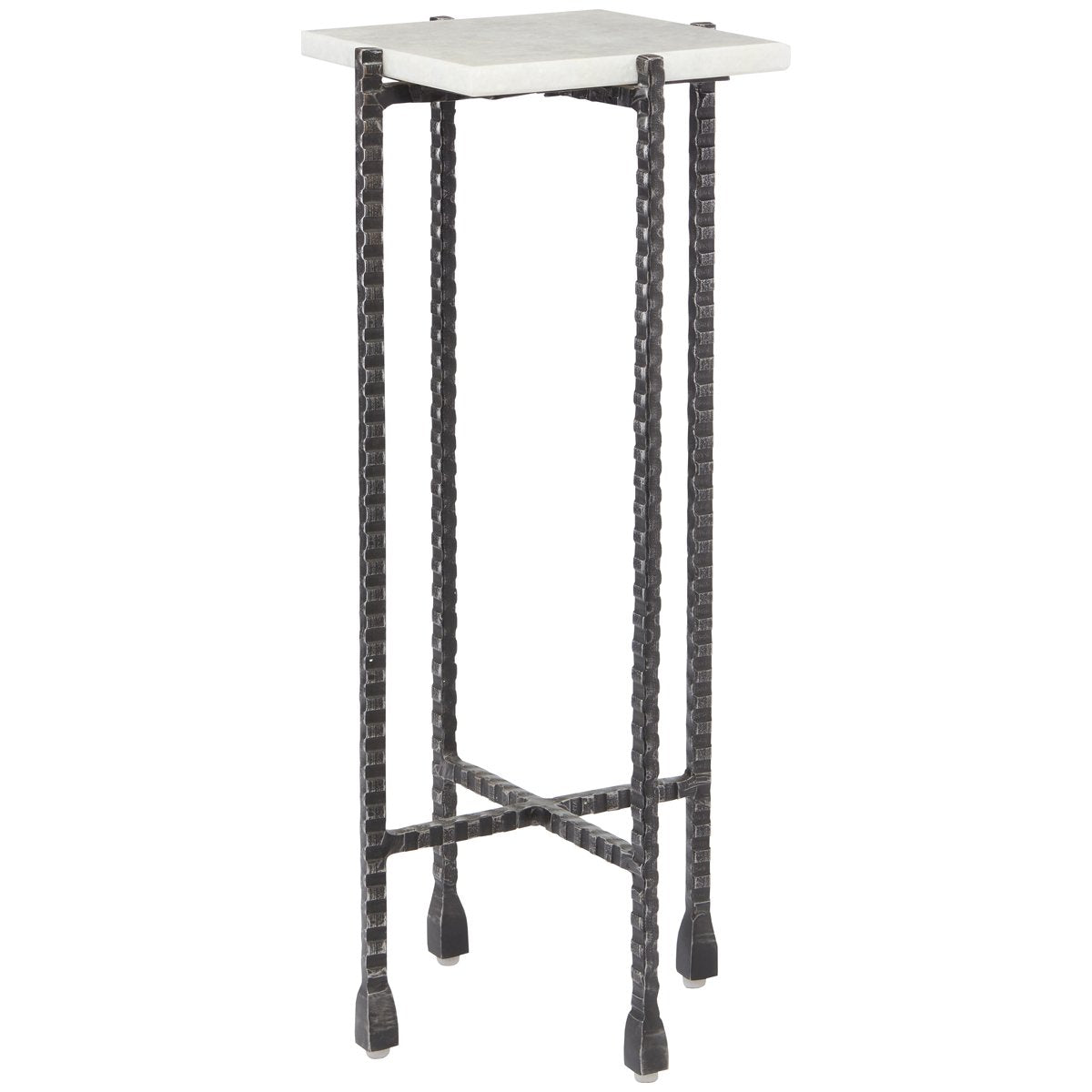 Currey and Company Flying Marble Drinks Table