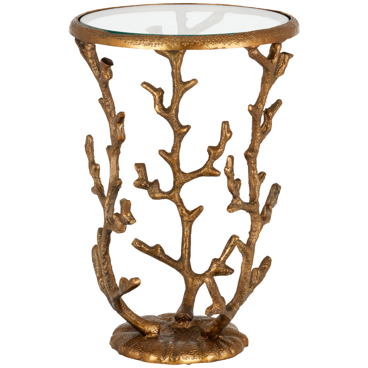 Currey and Company Coral Accent Table