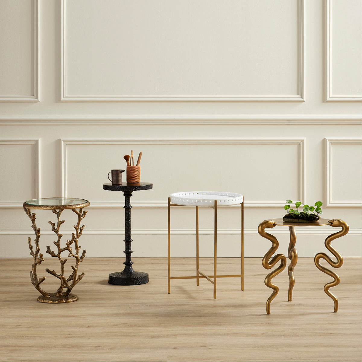 Currey and Company Freya Accent Table