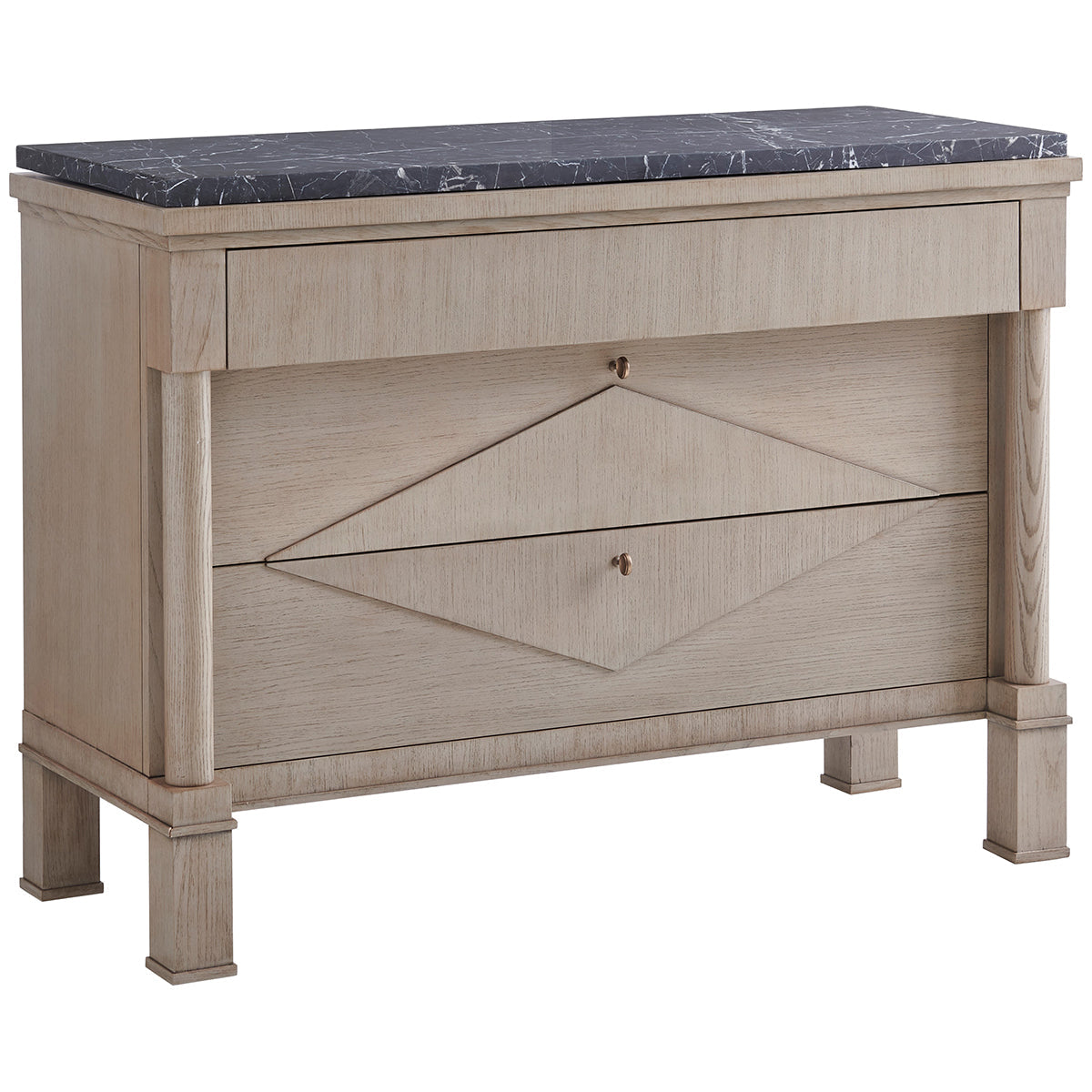 Hickory White Journey The World Savannah Chest with Stone Top