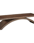 Hickory White Modern Retreat Valley Modern Walnut Cocktail Table