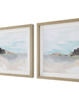 Uttermost Glacial Coast Framed Prints, Set of 2