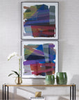 Uttermost Vivacious Abstract Framed Prints, Set of 2