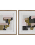 Uttermost Color Block Framed Prints, Set of 2