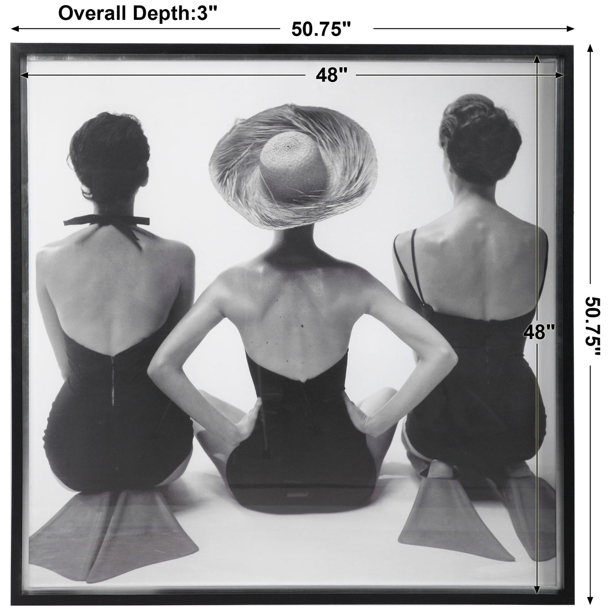 Uttermost Ladies&#39; Swimwear, 1959 Fashion Print