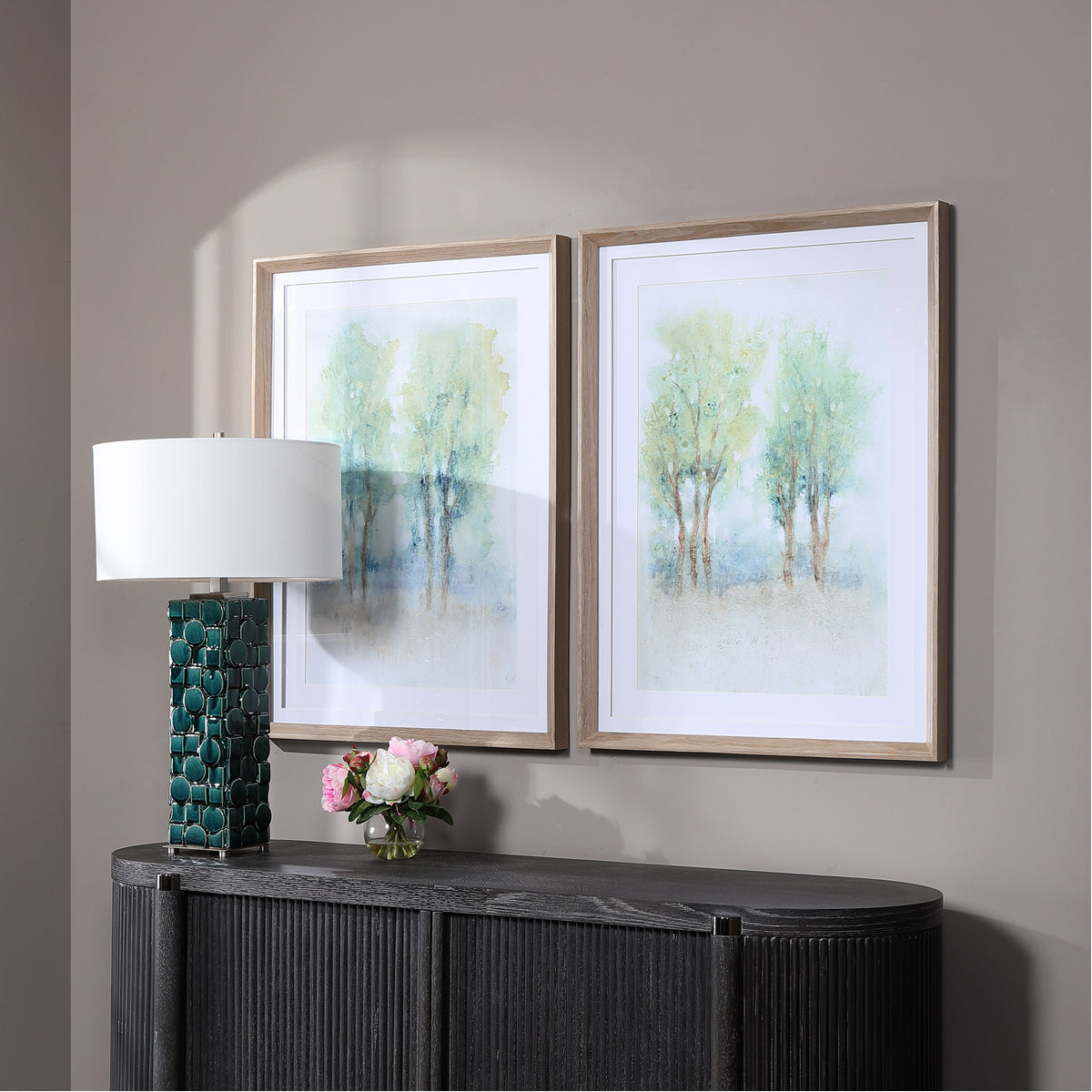 Uttermost Meadow View Framed Prints, Set of 2
